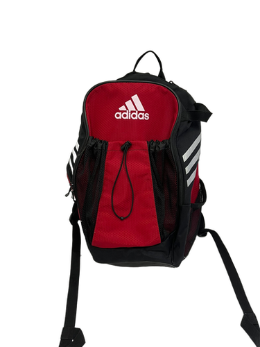 Used Adidas Soccer Player Sackpack Black And Red 11692-S000138839