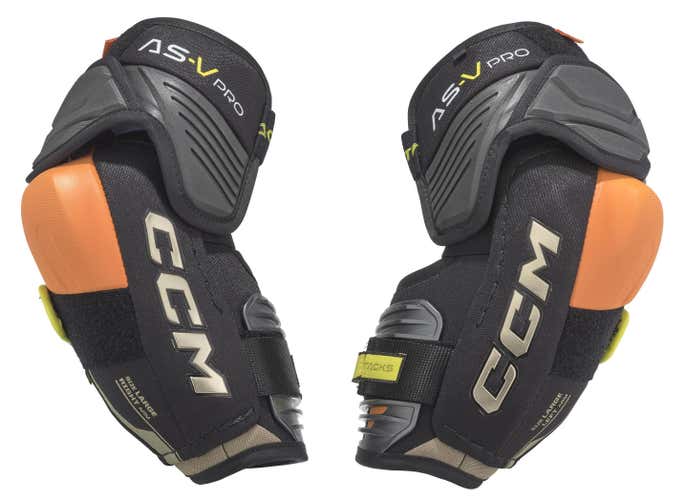 NEW CCM Tacks AS-V Pro Elbow Pads, Jr. Large