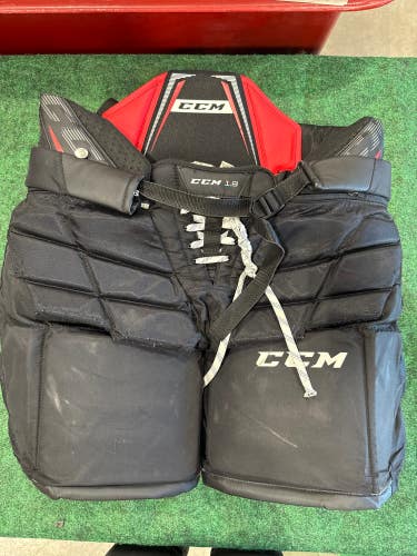 Black CCM 1.9 Hockey Goalie Pants (Used) | Int Medium