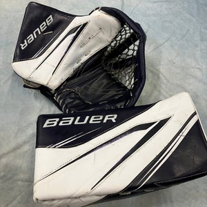 Senior Bauer Vapor X5 Pro Goalie Glove & Blocker Set Regular (Used)