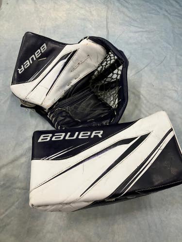 Senior Bauer Vapor X5 Pro Goalie Glove & Blocker Set Regular (Used)