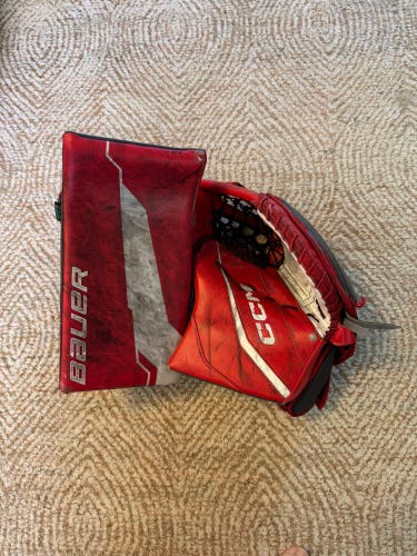 CCM EFlex 6 Glove, Bauer Shadow Blocker