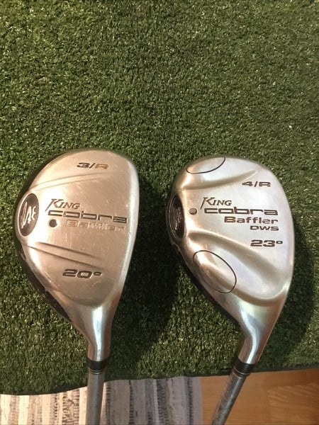 King Cobra Baffler & DWS Hybrids Set (3H & 4H)Regular Aldila 65g Graphite Shafts