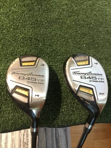 Tommy Armour 845 V-31 Hybrids Set (3H & 4H) Regular DLT Graphite Shafts