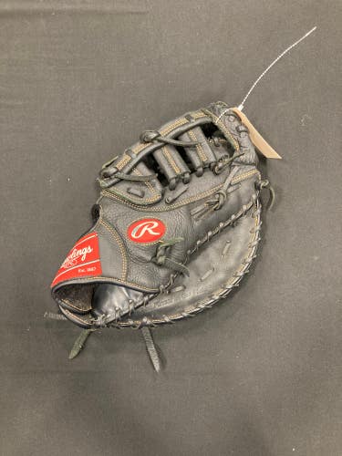 Black Rawlings Renegade RH First Base Baseball Glove 12.5" (Used)
