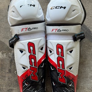 USED CCM Jetspeed FT6 Pro Shin Pads 15"