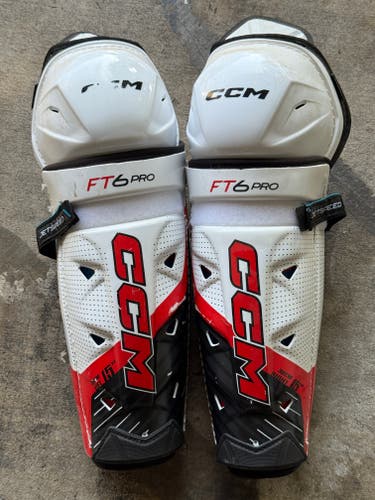 USED CCM Jetspeed FT6 Pro Shin Pads 15"