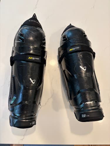 Senior Bauer M5 Pro 16" Shin Pads  (Used)