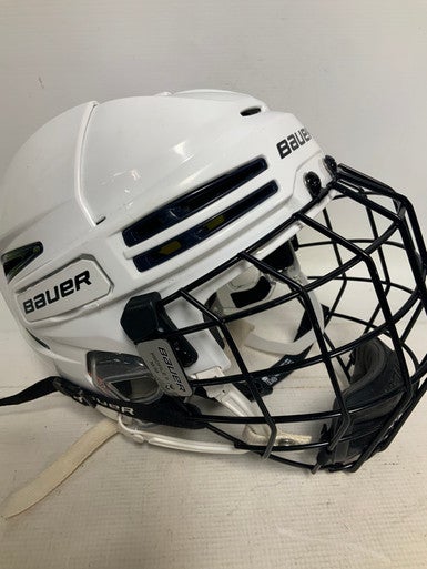 Used Bauer REAKT 75 Helmet Cage Combo White MD 11823-S000032902