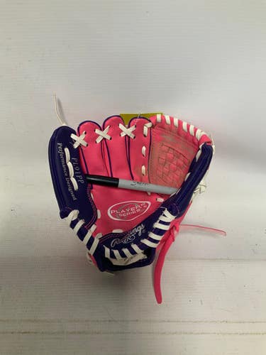 Used Rawlings PL91PP BB/SB Glove T-ball Pink 9" 11823-S000032907
