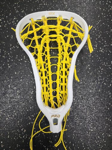 Used STX CRUX PRO Womens Lacrosse Head White 11849-S000029692