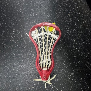 Used STX SUPERPOWER Mens Lacrosse Head Maroon 11849-S000029691