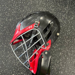 Used Cascade CPX-R Lacrosse Helmet Black And Red One Size 11849-S000029661