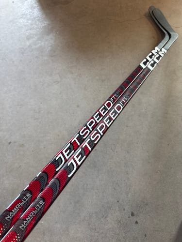2 PACK 80 Flex P90TM Senior CCM JetSpeed FT5 Pro Left Hand Hockey Stick Pro Stock (New)