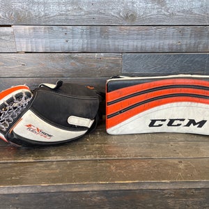 CCM Extreme Flex Pro Glove And Blocker Regular (Used)