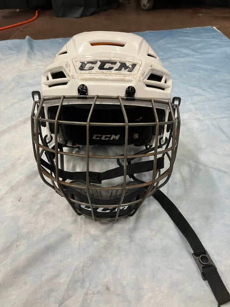 White Small CCM Tacks 710 Helmet (Used)