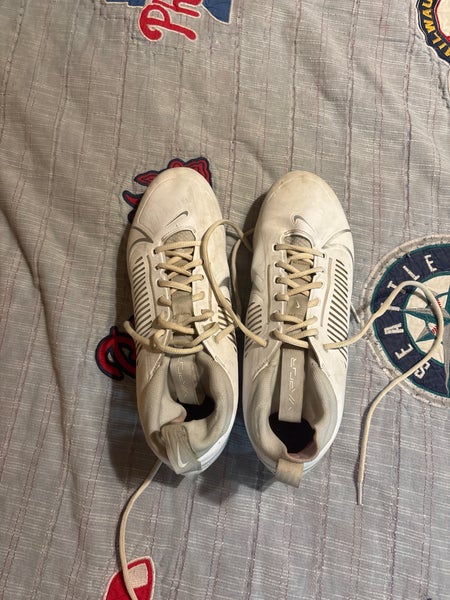 Nike Vapor Football Cleats, White, Size 11, Used