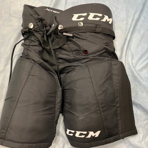 Black Junior Large CCM JetSpeed LE Hockey Pants (Used)