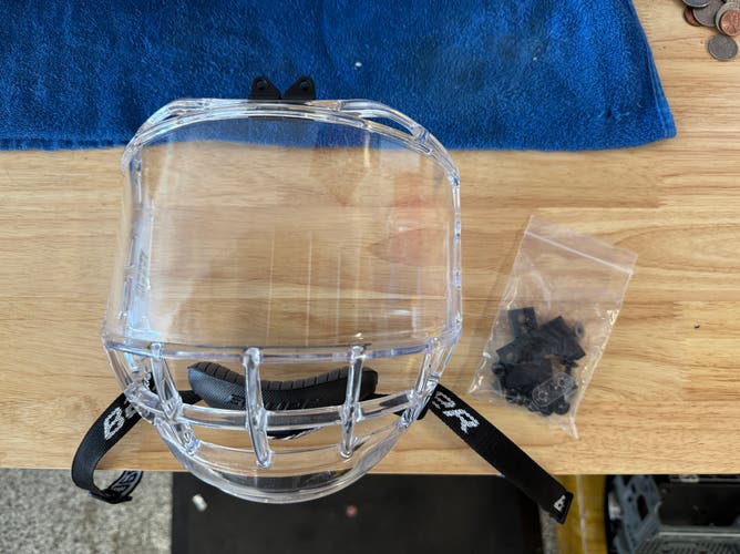 Large  Bauer Concept 3 Full Shield Shield (Used)