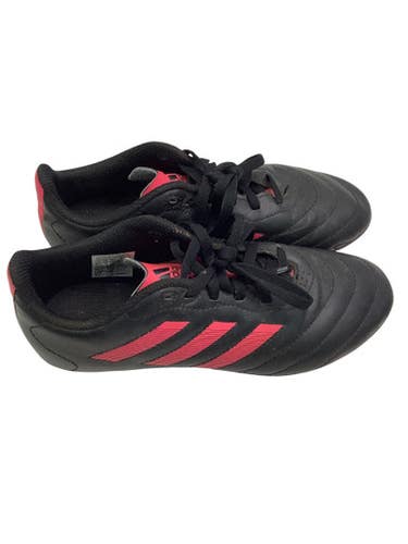 Used Adidas GOLETTO Soccer Cleats Black And Pink Junior 04 11347-S000251428