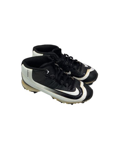 Used Nike HUARACHE BB/SB Cleats Black And White Junior 01.5 11347-S000251341