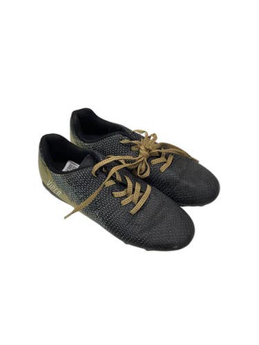 Used DSG GLD/BLK SOCCER CLEATS Soccer Cleats Black And Gold Junior 02.5 11347-S000251325