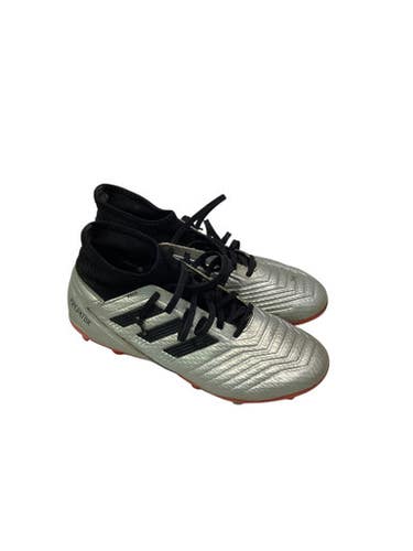 Used Adidas PREDATOR Soccer Cleats Grey Senior 8 11347-S000251312