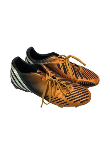 Used Adidas PEDATOR LZ TRX Soccer Cleats Black And Orange Senior 9 11347-S000251313