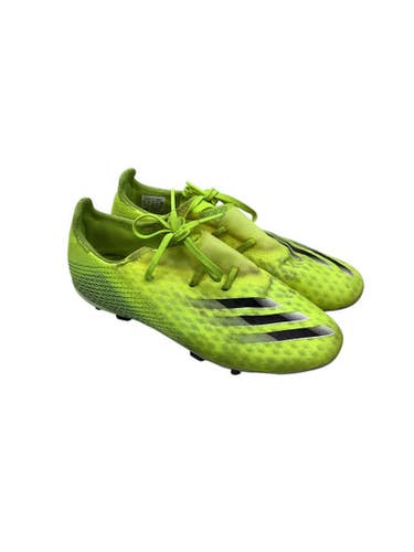 Used Adidas X GHOSTED Soccer Cleats Neon Green Senior 7.5 11347-S000251311
