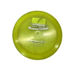 Used Innova CHAMPION BOSS Disc Golf Driver Yellow 11347-S000251309