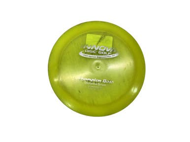 Used Innova CHAMPION BOSS Disc Golf Driver Yellow 11347-S000251309
