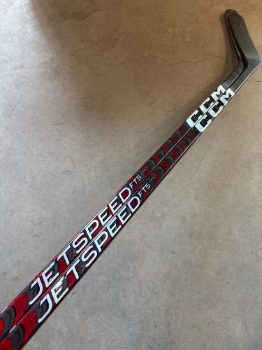 2 PACK 80 Flex P88 Senior CCM JetSpeed FT5 Pro Left Hand Hockey Stick Pro Stock (New)