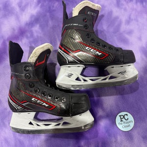 Youth CCM JetSpeed FT360 Hockey Skates Regular Width 13 (Used)
