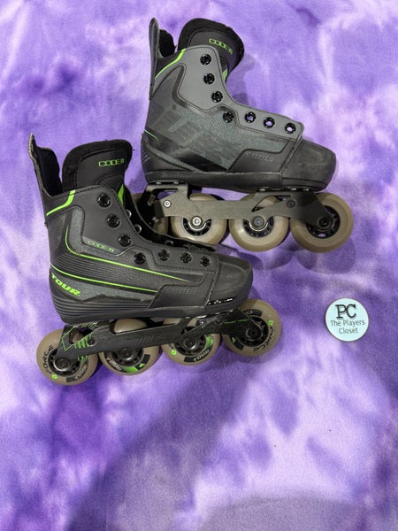 Junior Tour Code 9 Inline Skates Regular Width Size Adjustable 1-4
