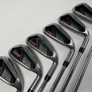 Callaway Razr X Iron Set 4-9 Uniflex Steel Mens RH
