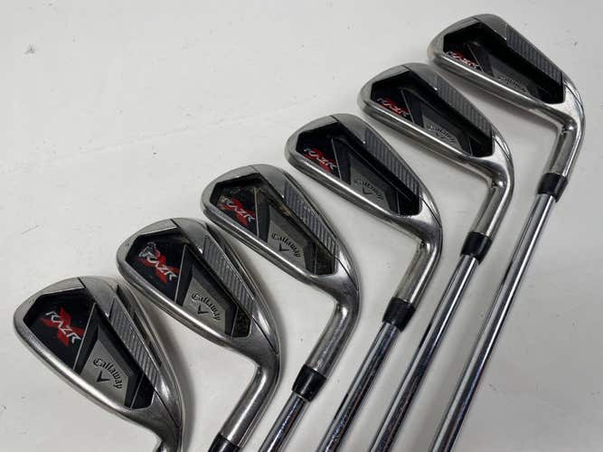 Callaway Razr X Iron Set 4-9 Uniflex Steel Mens RH