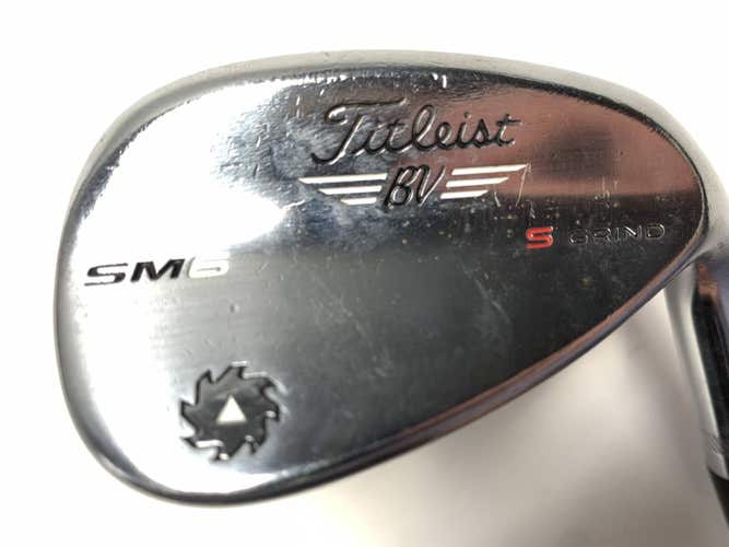 Titleist Vokey SM6 Tour Chrome Sand Wedge SW 54* 10 S-Grind Mens RH