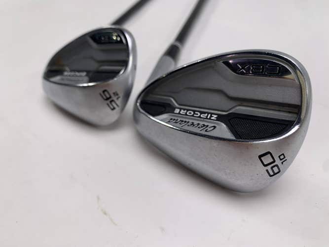 Cleveland CBX Zipcore Wedge Set 54* 12 60* 10 Catalyst Black Spinner 80g RH