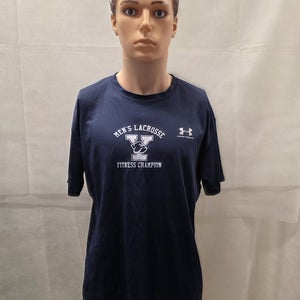 Yale Bulldogs Mens Lacrosse Fitness Champions Under Armour Shirt XL
