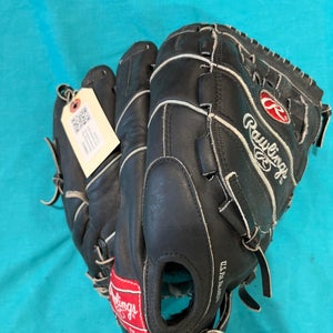Black Rawlings Player Preferred RH Pitcher's Baseball Glove 12" (Used)