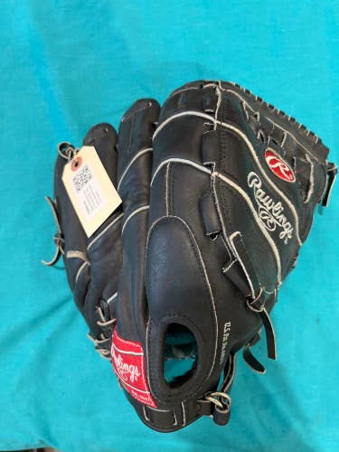 Black Rawlings Player Preferred RH Pitcher's Baseball Glove 12" (Used)