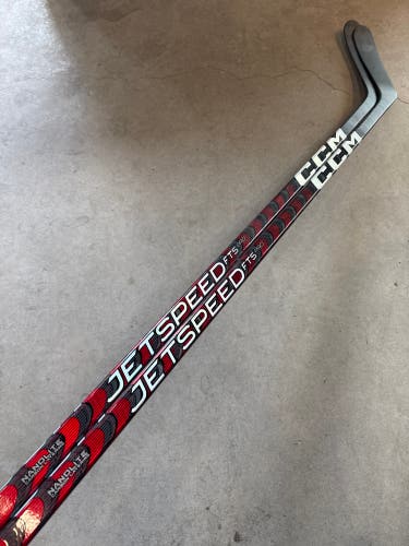 2 PACK 85 Flex P28 Senior CCM JetSpeed FT5 Pro Left Hand Hockey Stick P28 Pro Stock (New) NHL