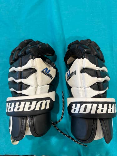 Black Warrior Hypno Lacrosse Gloves 12" (Used)