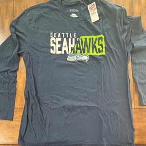 Seattle Seahawks Long Sleeve Graphic T-Shirt Adult XL NWT