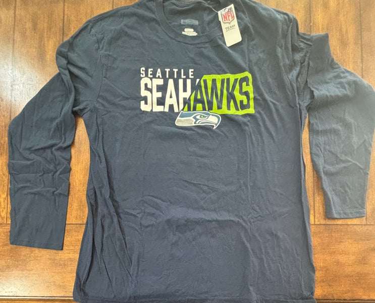 Seattle Seahawks Long Sleeve Graphic T-Shirt Adult XL NWT