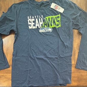 Seattle Seahawks Long Sleeve Graphic T-Shirt Adult Large NWT