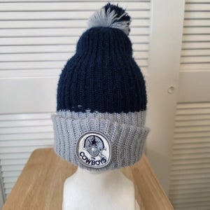 Vintage Dallas Cowboys Winter Pom Pom Hat NFL MUSA