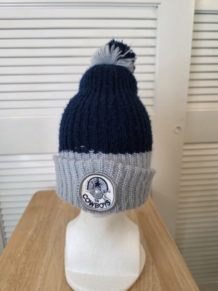 Vintage Dallas Cowboys Winter Pom Pom Hat NFL MUSA