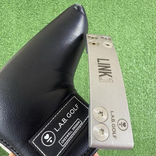 LAB Golf Link.1 Putter Stock Grip Black Steel Shaft Right Handed 35