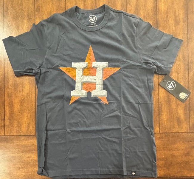 Houston Astros  Navy 47 Brand T-Shirt  Adult Small